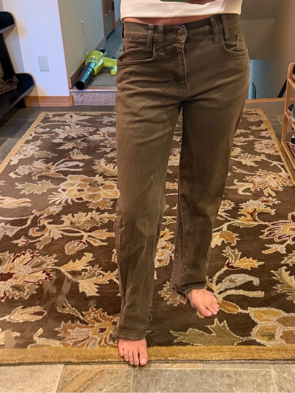 Free people Brown jeans